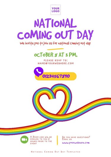 Edit a Coming Out poster