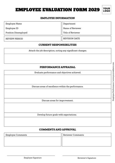 Edit a Performance Review format