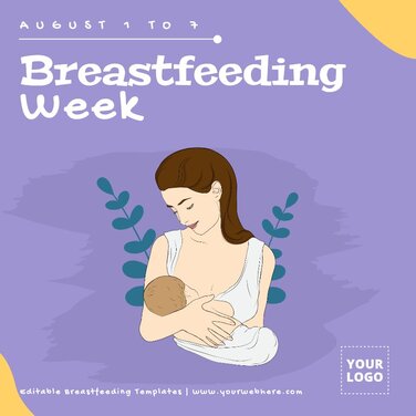 Edit a Breastfeeding flyer