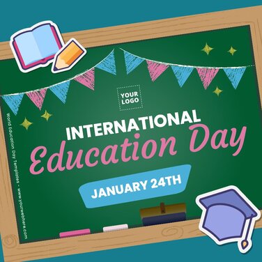 Edit an Education Day flyer