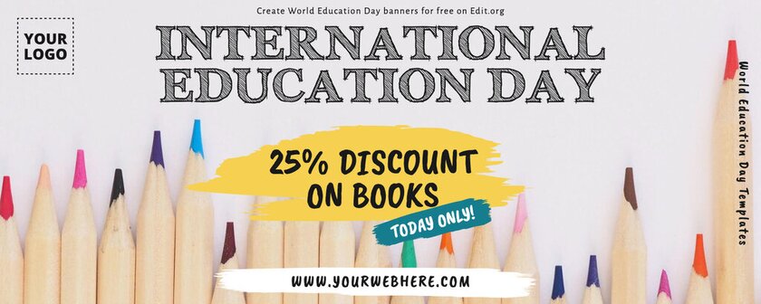 Customize a design for International Day for Education