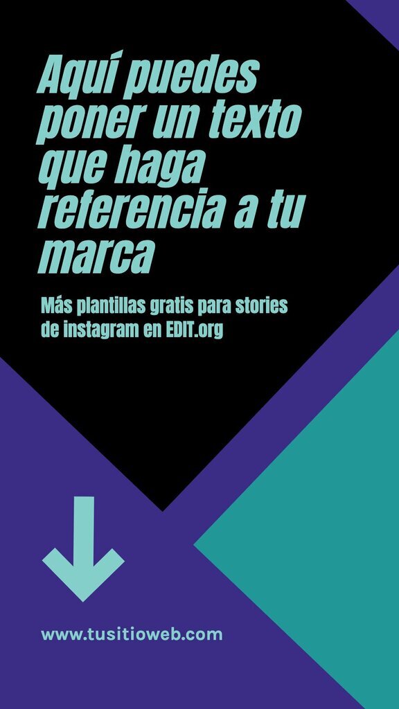 Plantilla editable gratis para instagram story con texto